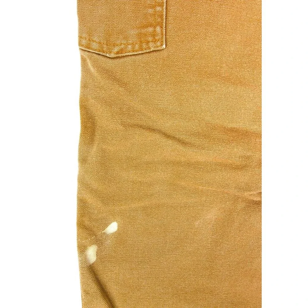 Carhartt Original Dungaree Fit Cargo Work Pants Canvas Tan Size 38 X 32